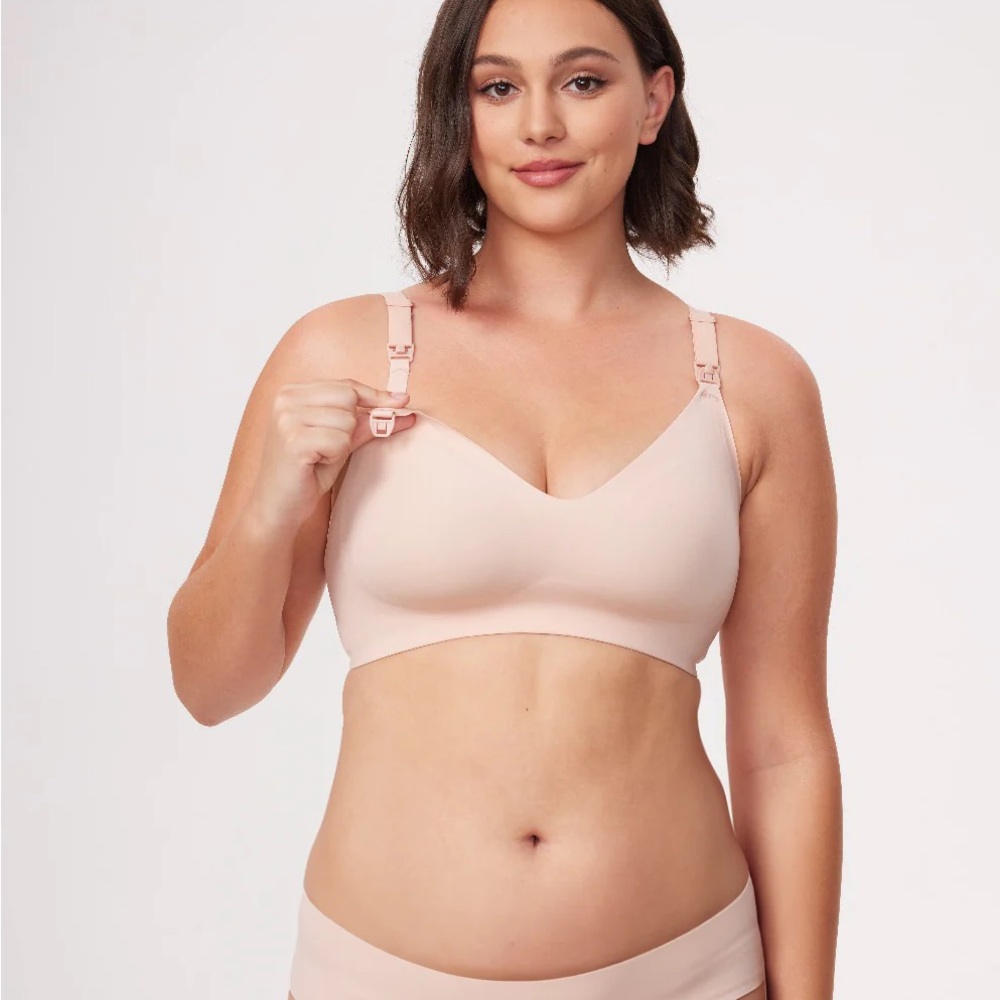 Momcozy Seamless Nursing Bra